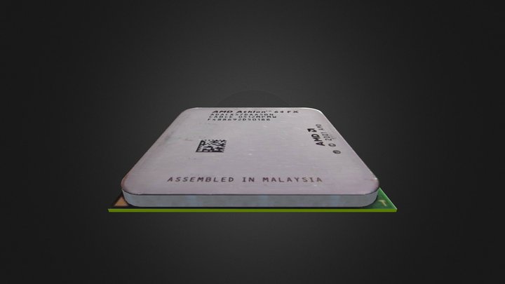 CPU Processor 3D Model