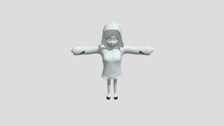 Hoodieboomergirl 3D Model