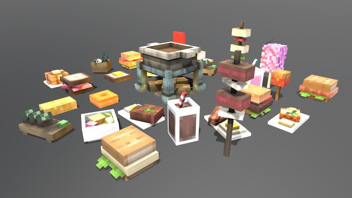 Food Pack 3D Model