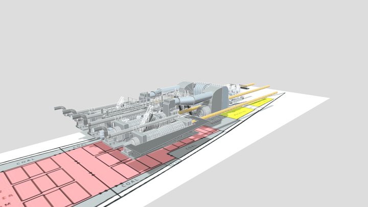 Lusitania Engine Ventilation 3D Model