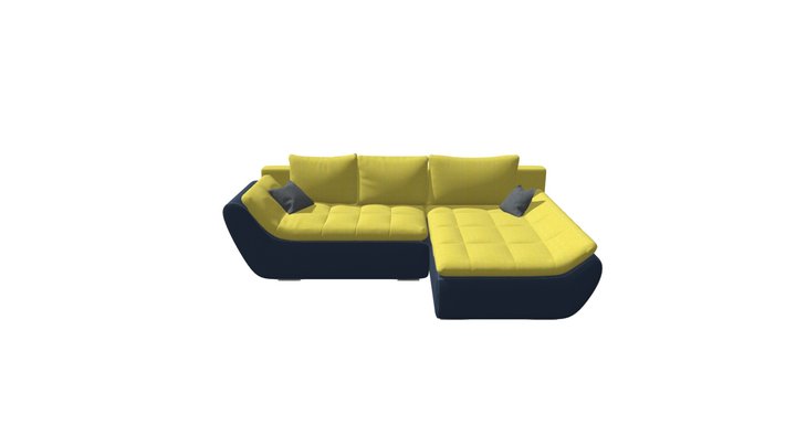 Sofa Folded 3D Model