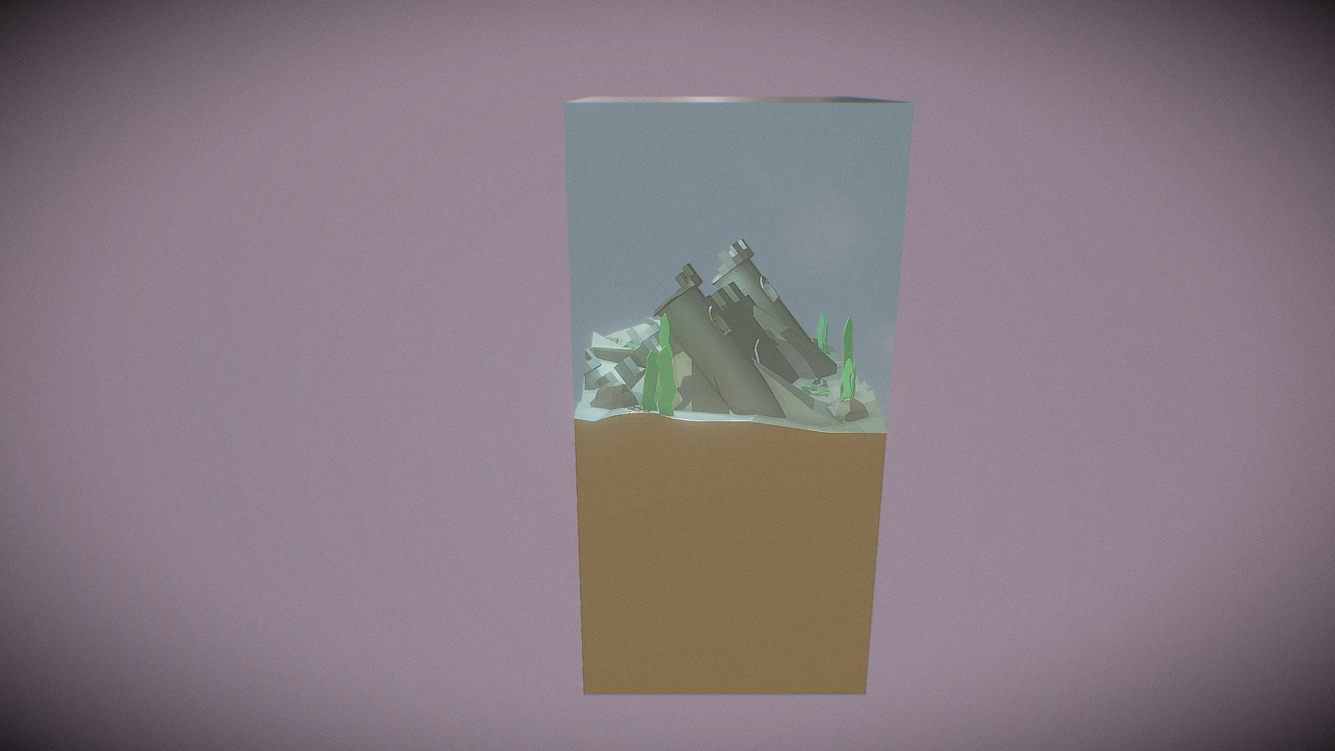 Cubeworld underwater