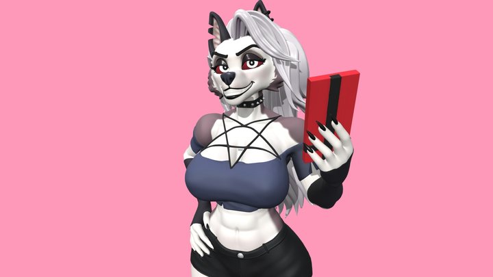 Loona wolf - Helluva Boss 3D Model