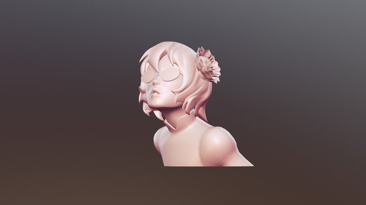 GD47 Bust 3D Model