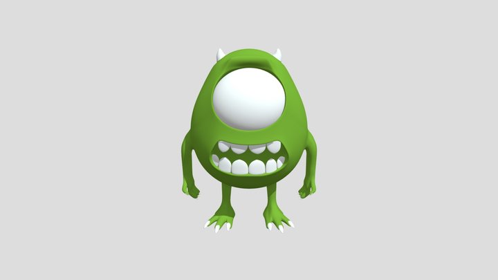 Mike wazowski 3D Model