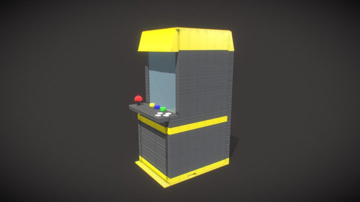 Lego Arcade Machine 3D Model