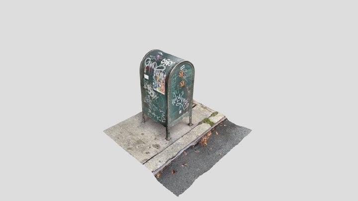 NYC Harlem Mailbox 3D Model