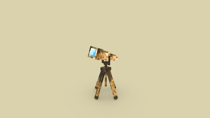 Vintage Telescope 3D Model