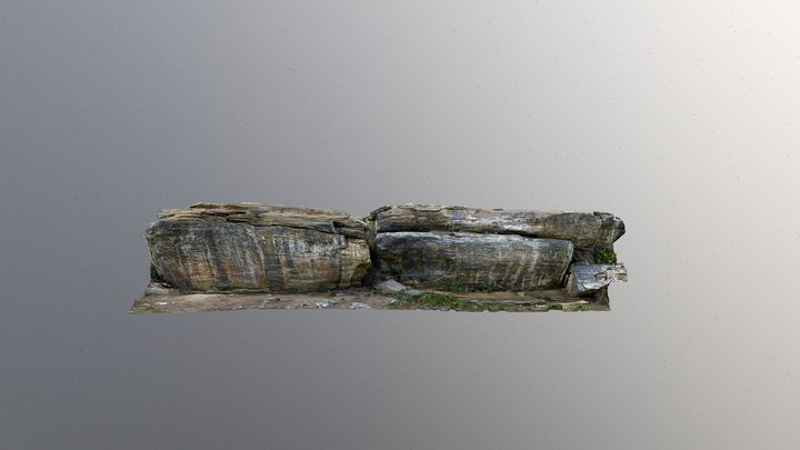 Painéis Rupestres Sítio Arqueológico Tapuio 3D Model