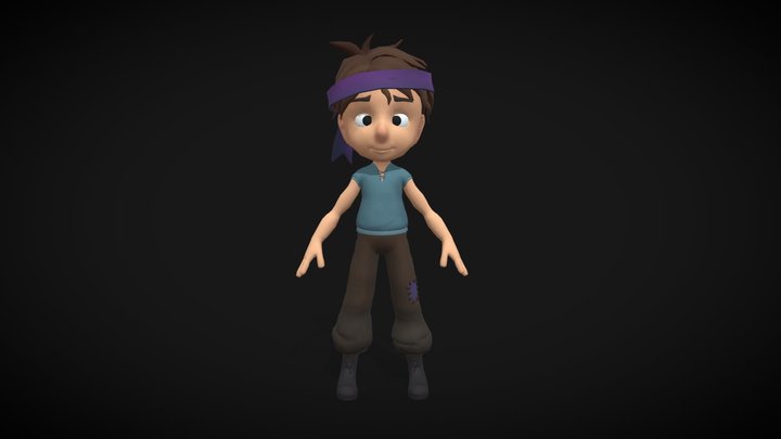 Scott (Boy) - Free 3D Model 3D Model