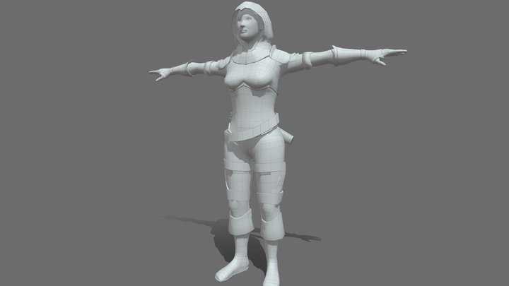 Main Character 3D Model