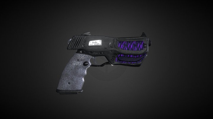 Pistol "Bertha" 3D Model
