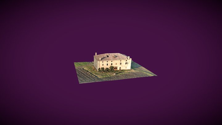 Casa tetto forato 3D Model
