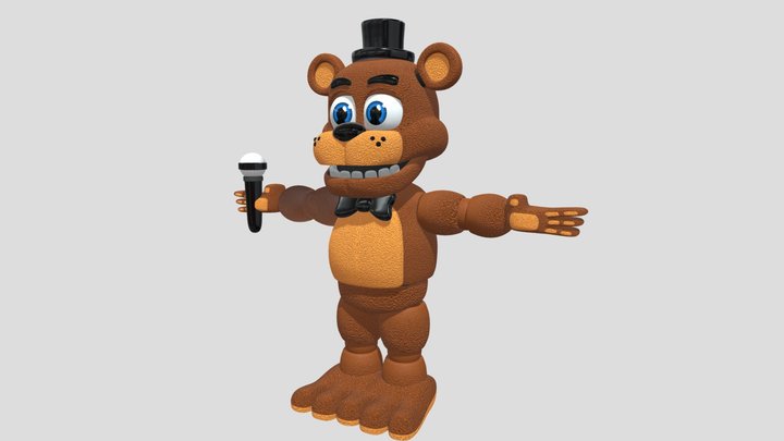 Adventure Freddy Fazbear – Kostenloses 3D-Modell STL