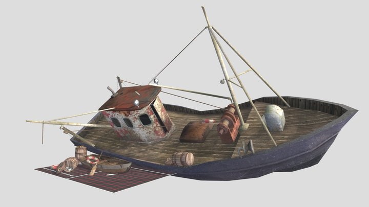 DAE 5 Finished props - By the ocean 3D Model