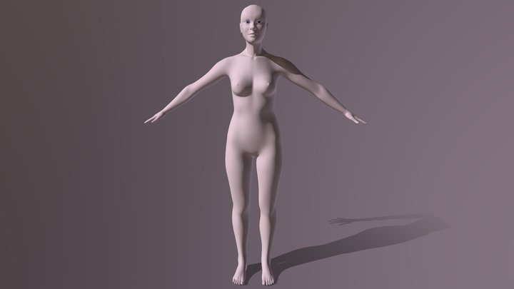 Female Base Mesh V1 3D Model