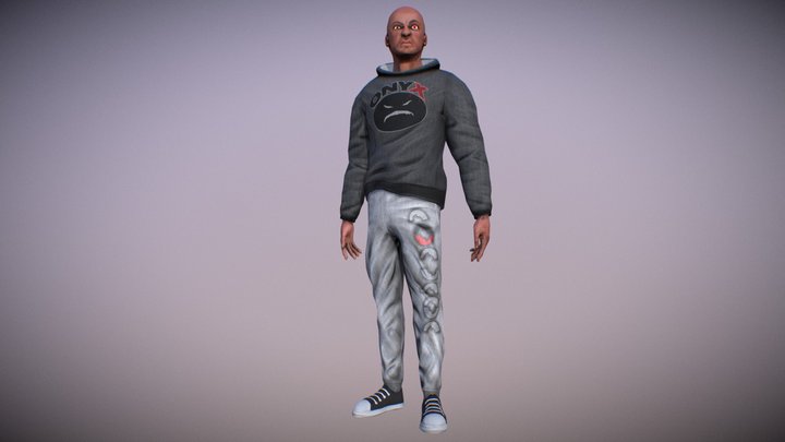 Hip Hop Dude 3D Model