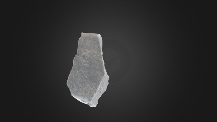 placa grabada 3D Model