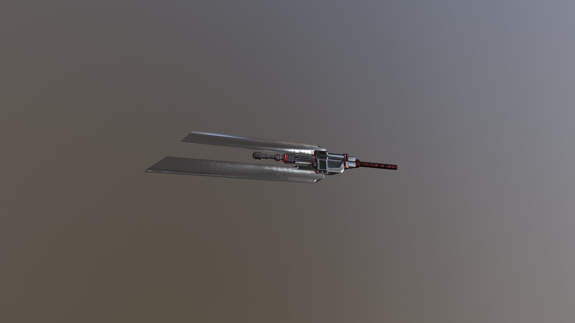 BladeGun - 3D model by kabocheung [aed39d2] - Sketchfab
