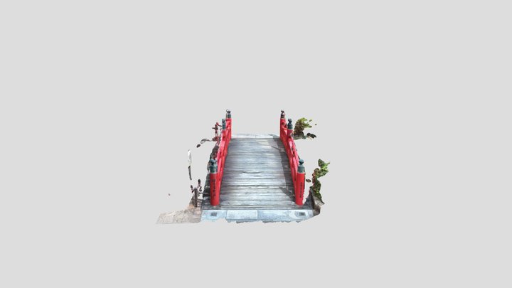 はりまや橋（Harimaya Bridge） 3D Model