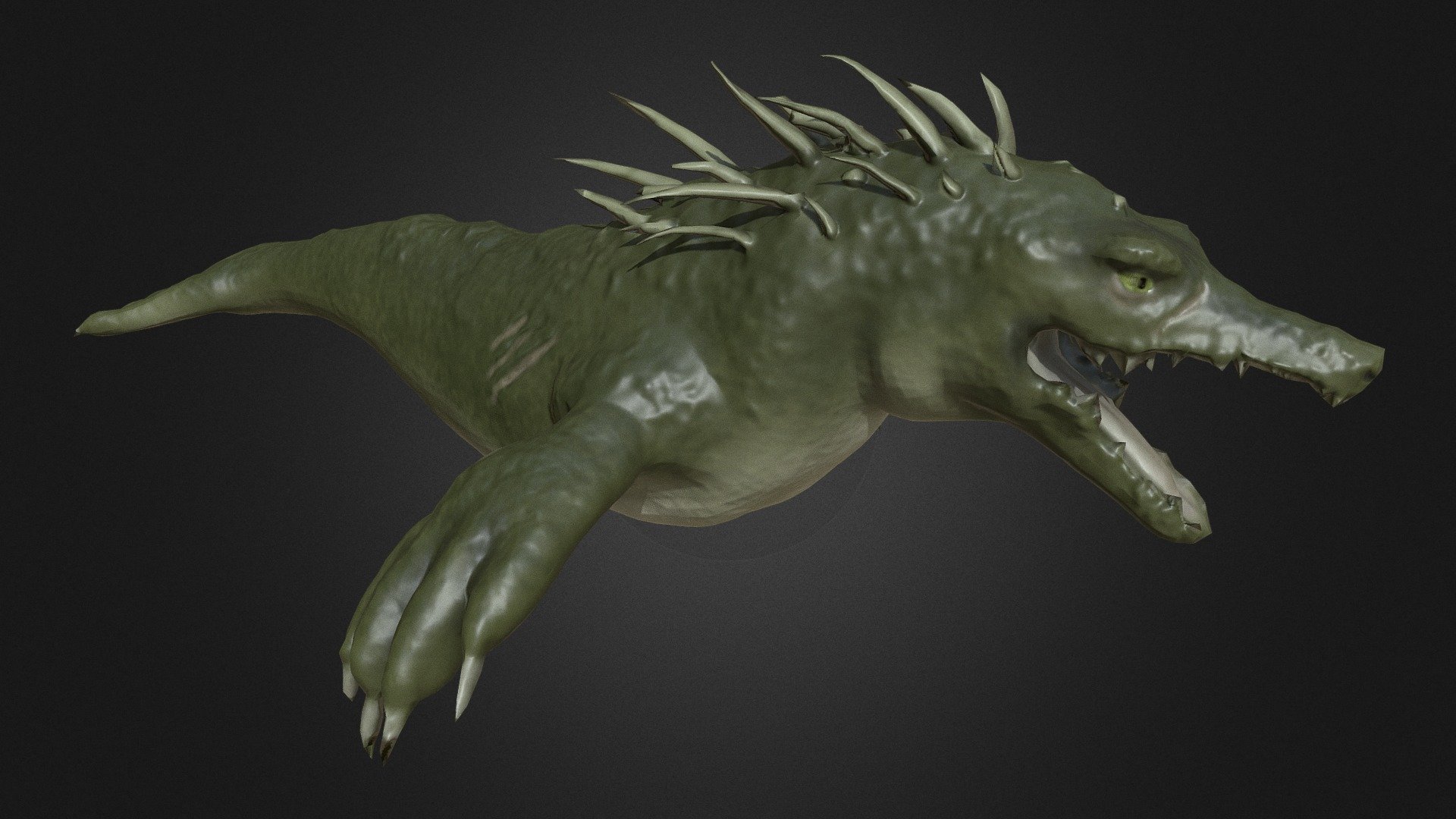 Sea Creature - 3D model by lundlines [aed41ff] - Sketchfab