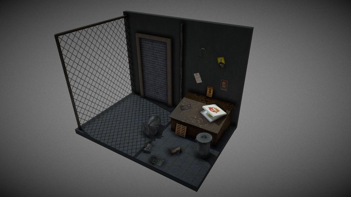 Abandoned Alley 3D Model