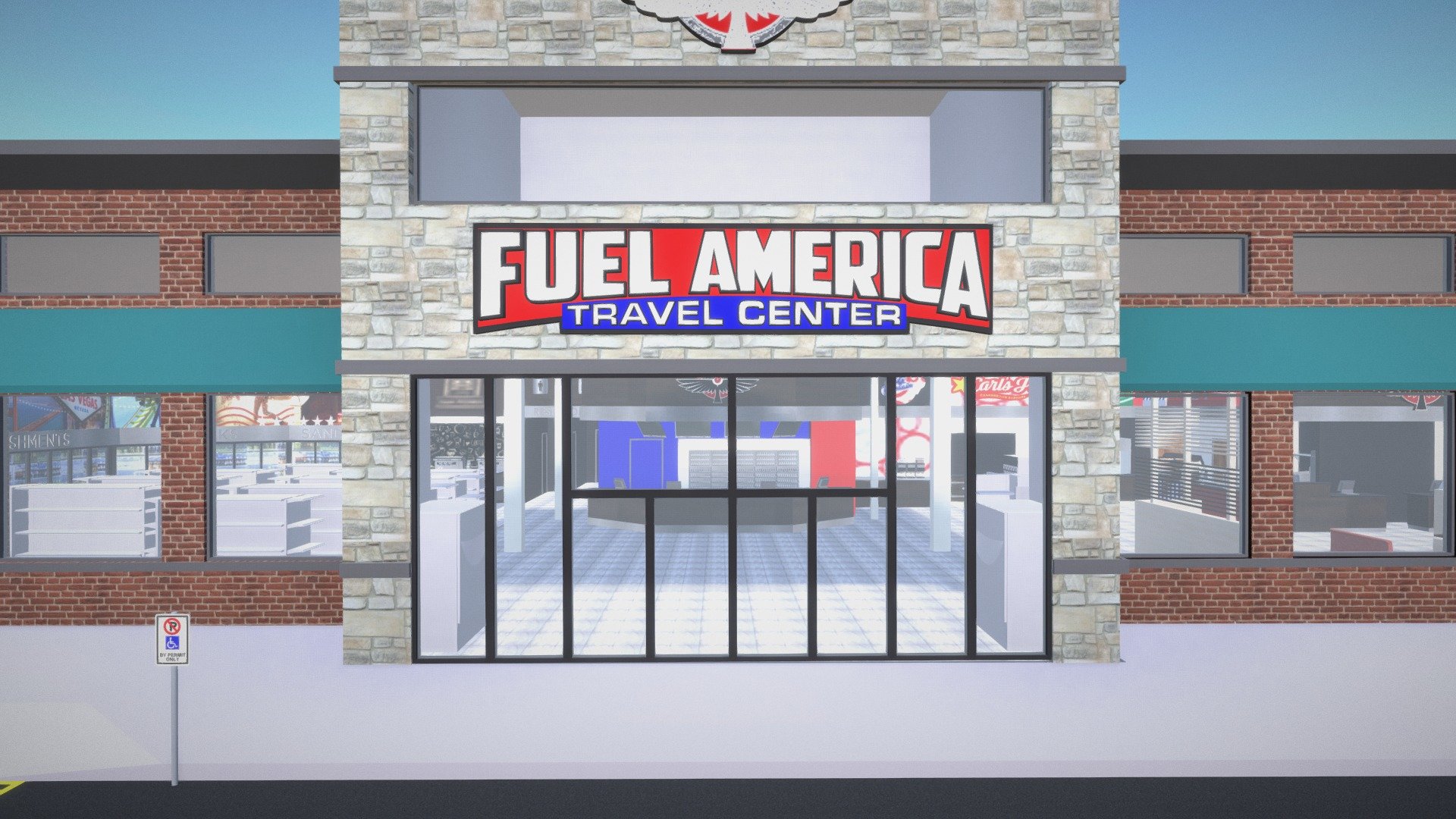 Fuel_America_V1 3D model by Titan Sign Company