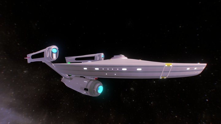 Alternate refit for U.S.S. Enterprise, NCC-1701 3D Model
