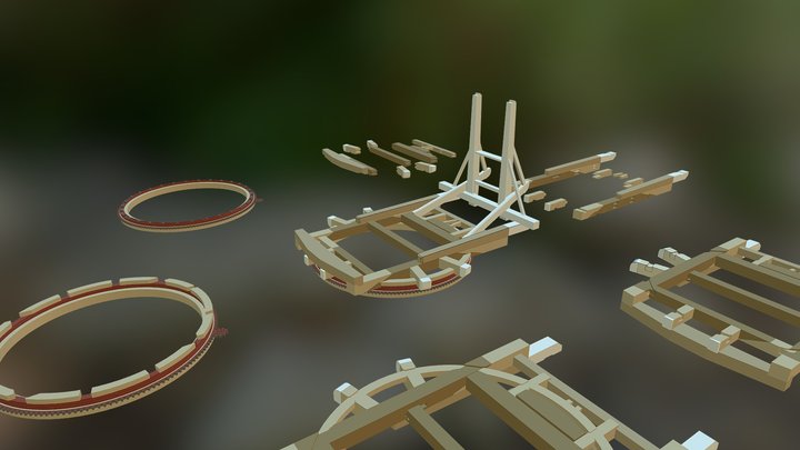 Restored cap frame 3D Model