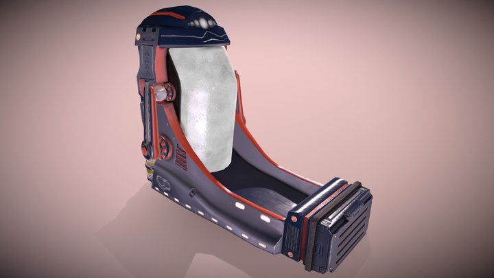Sci-Fi Sleeping Pod 3D Model