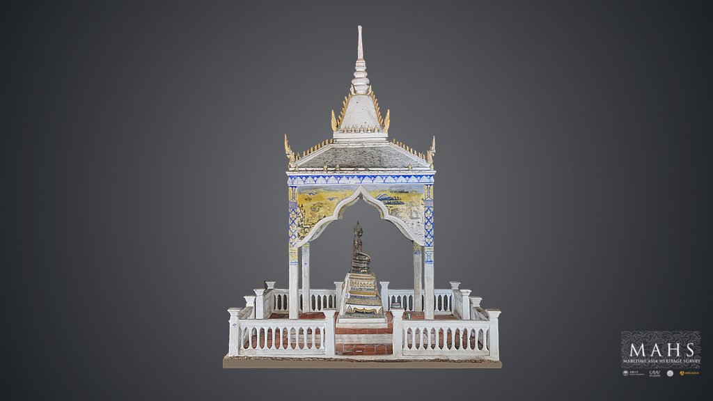 Mandapa, Wat Khuha Phimuk, Yala, Thailand