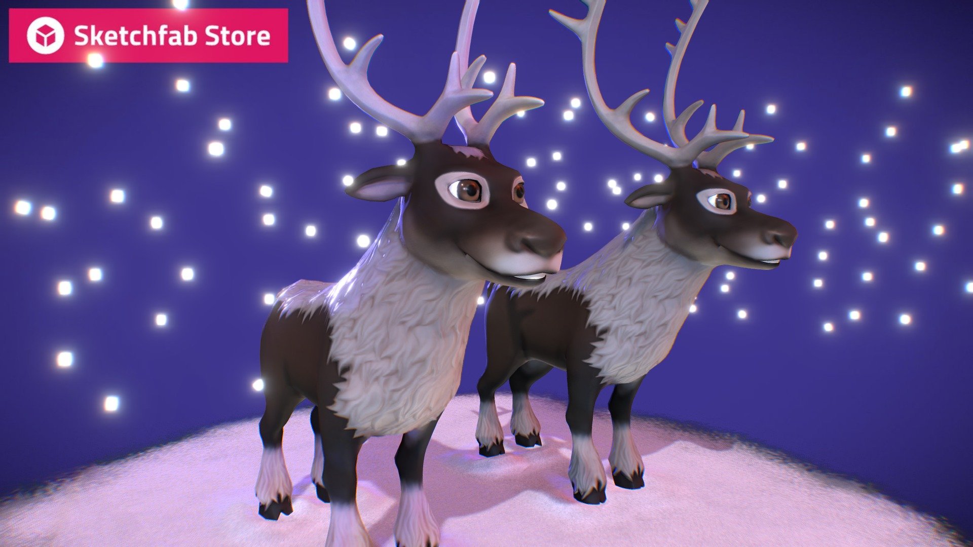 9$ - Rigged Reindeer - Buy Royalty Free 3D model by Thanos Bompotas ...