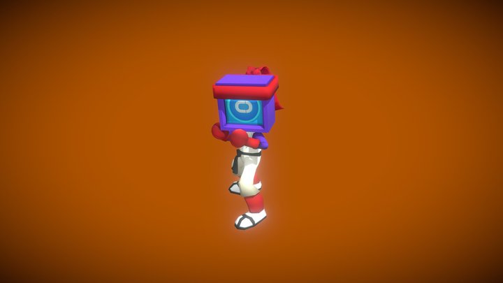 Character Dojo White Fighter 3D Model