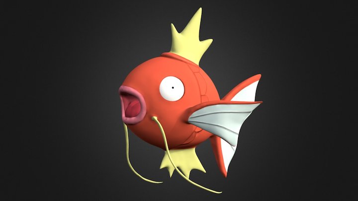 Pokemon - Magikarp 3D Model