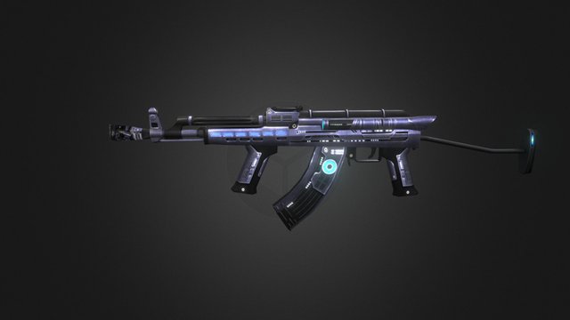 AMD-65 Spaceship 3D Model