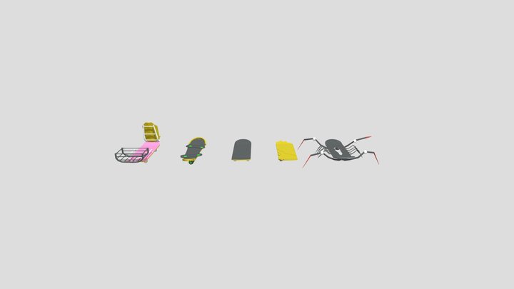 Skateboard 3D Model