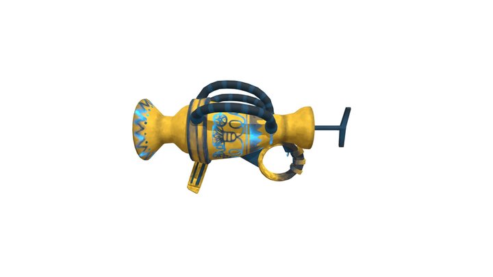 CyberPunk Egypt Shouter shooter VaseGun 3D Model