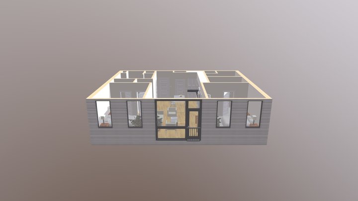 Apartment-floorplan 3D Model