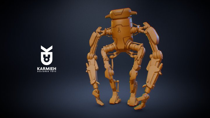 VR Sculpting Heavy Robot using Adobe Medium 3D Model