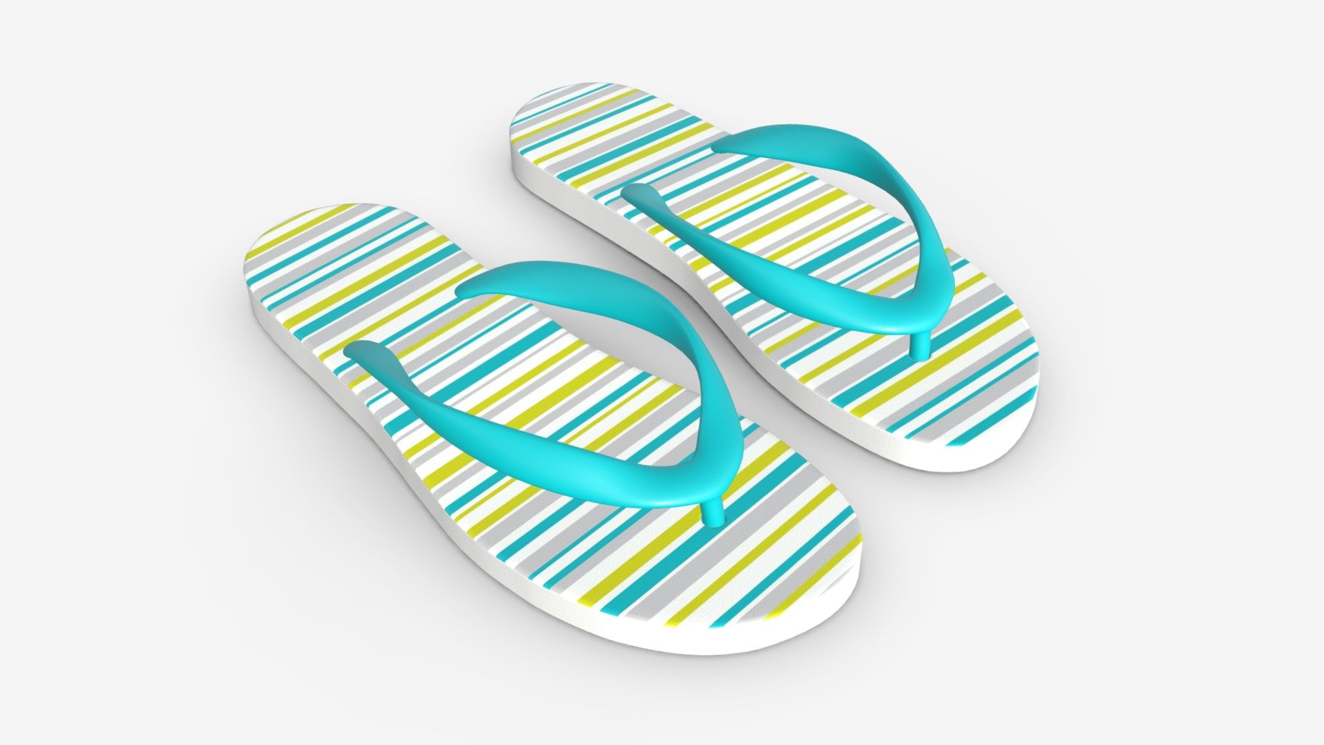 Woman flip-flops - Buy Royalty Free 3D model by HQ3DMOD (@AivisAstics ...