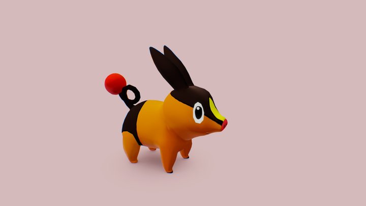 Tepig - Pokemon 3D Model