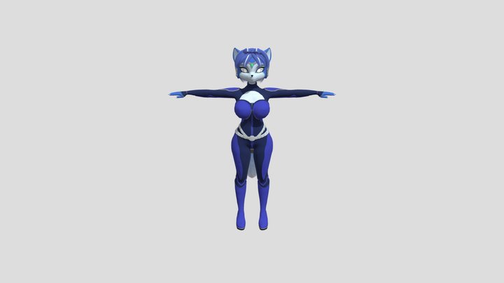 NEW Krystal Fox 3D Model