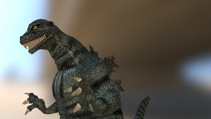 Godzilla 1990 3D Model