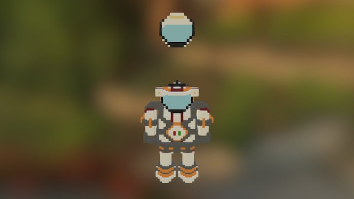 Space Suit 3D Model