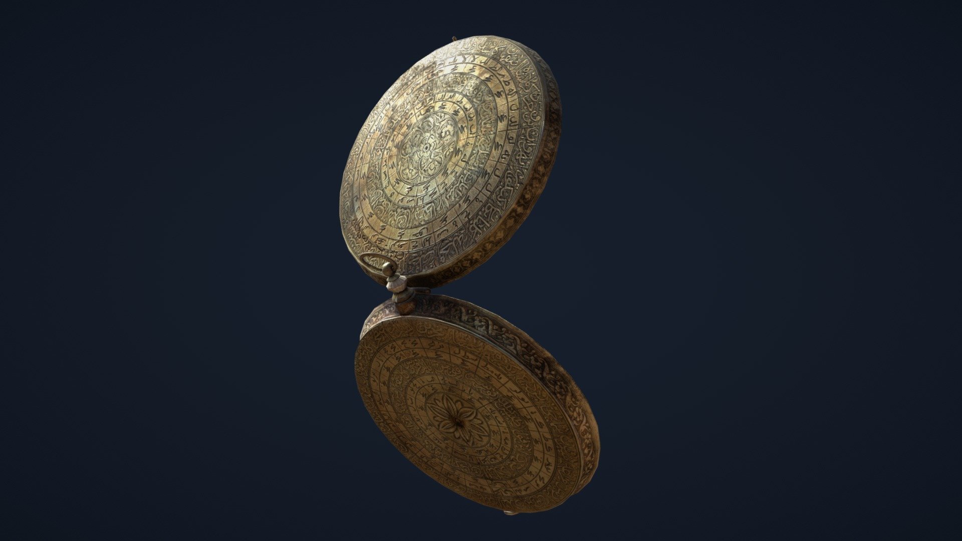 Persian Compassqibla 3d Model By Linawinaa Aedf594 Sketchfab 9878