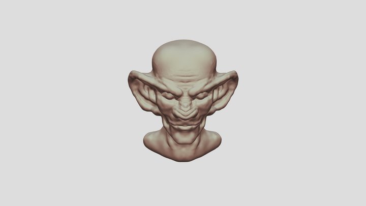Ferengi Head 3D Model