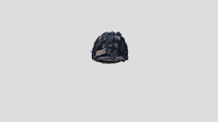 Ww2 Us Airborne Helmet (Prototype) 3D Model