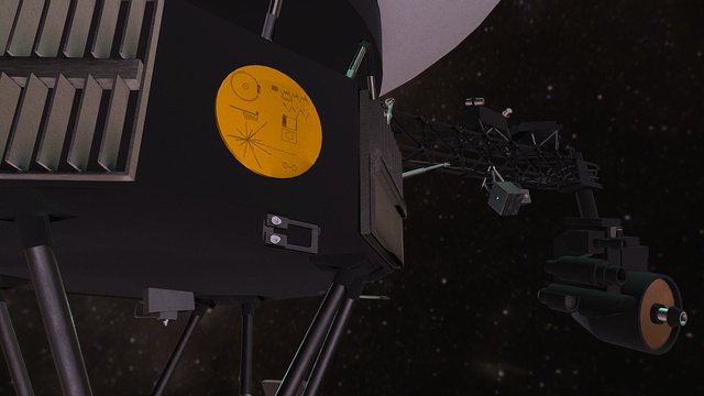 Voyager Spacecraft 3D Model