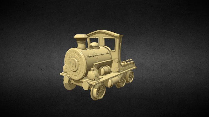 Train Machine 3D Model