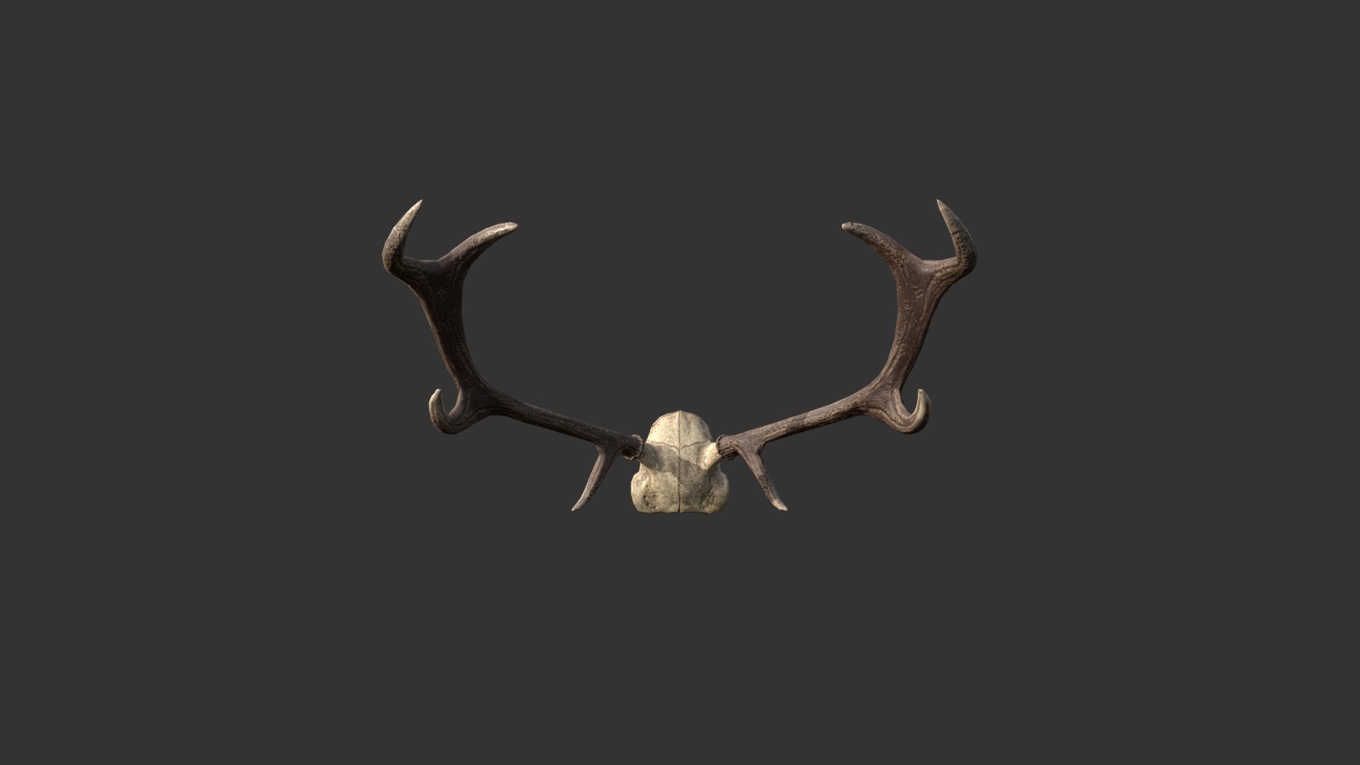 3D model Deer Antlers - This is a 3D model of the Deer Antlers. The 3D model is about a pair of earrings.